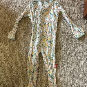 Magnetic Me Floral Print Kids Footie